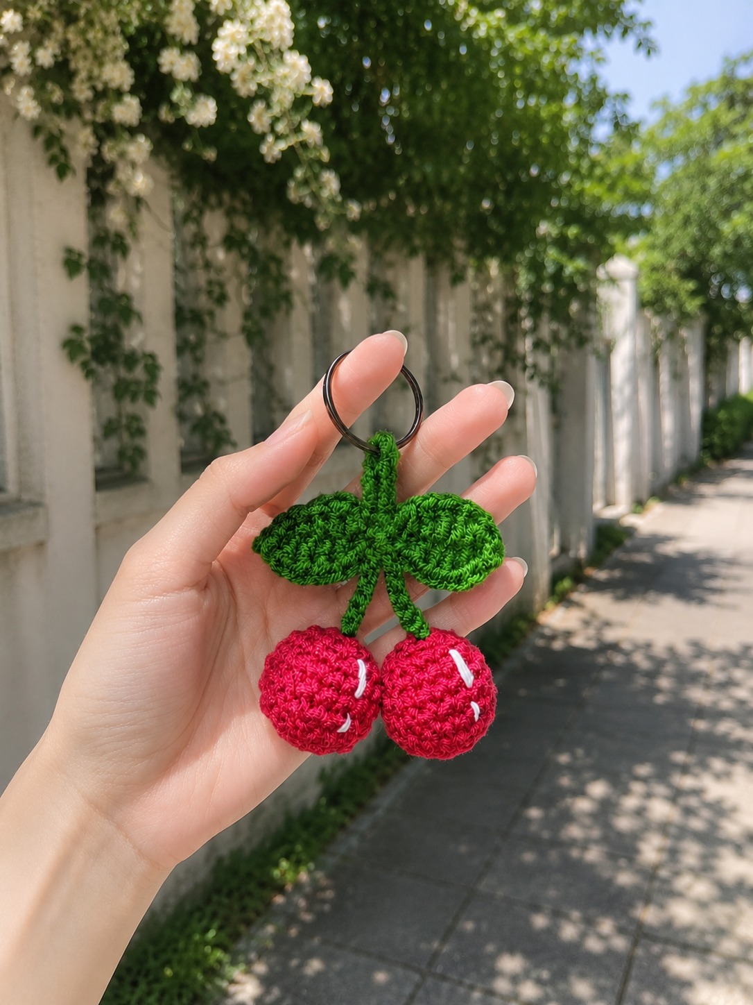 C02 Double Cherry Keychain
